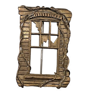 Sterling Silver Ruby Ann Tobar - Blanco New Orleans Window Brooch Pin Jewelry